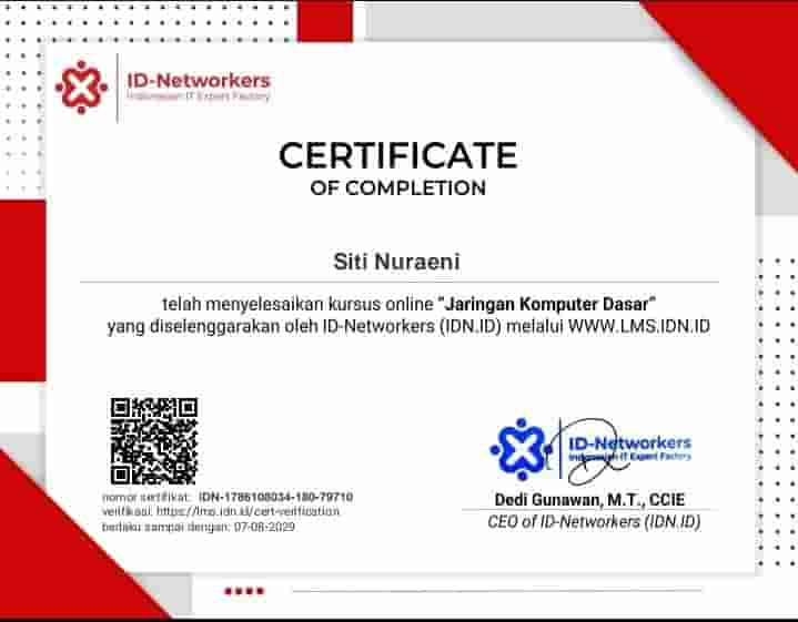 Certificate 1